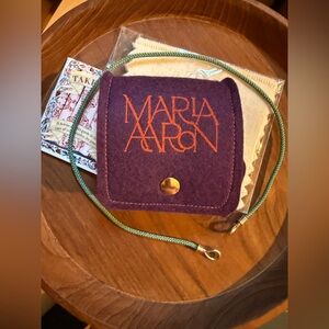 Marla Aaron String Project 16” Greenbean Necklace w/Silver Original Loops